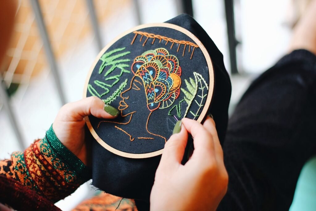 How To Frame Hand Embroidery