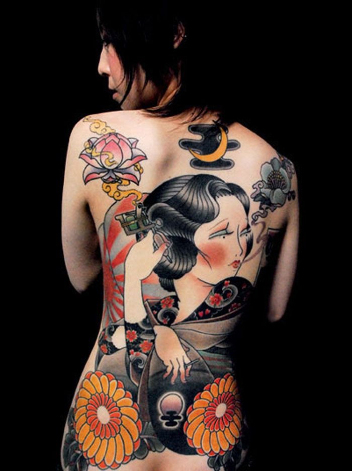 Back Tattoo in Japan