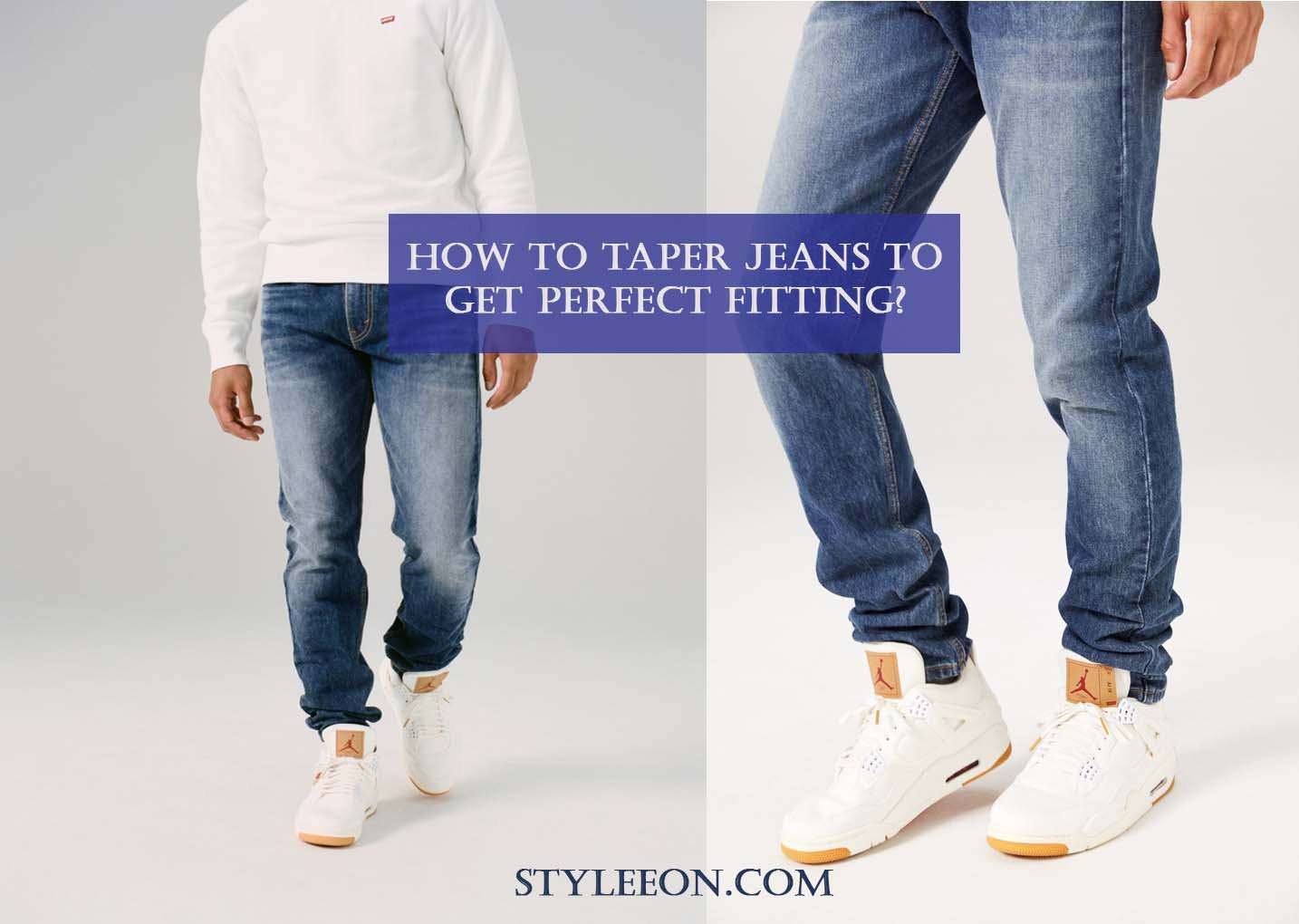 studio taper jeans