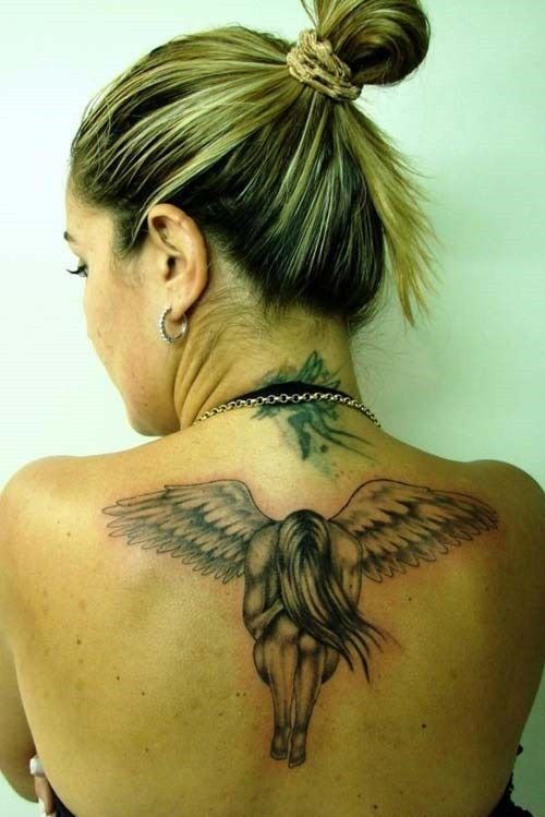 Angel  back tattoos