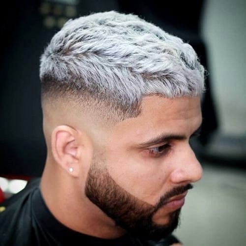 Platinum Hair + Edgar Haircut